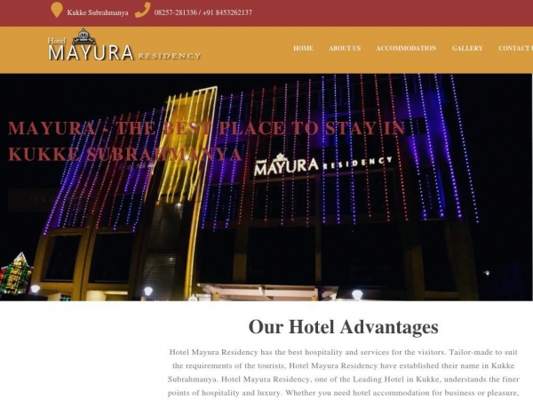 hotelmayuraresidency.com